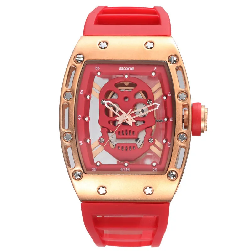 Waterproof sports quartz watch