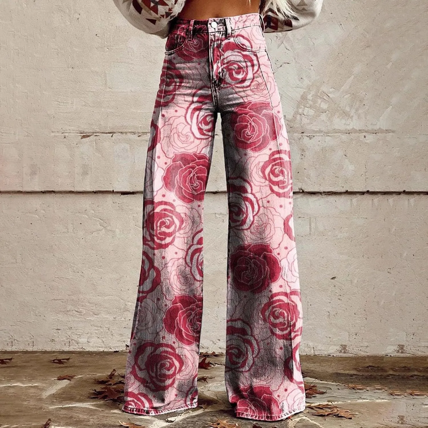 Wide Leg Jeans Woman Summer Dark Wash Baggy Jeans Y2k Street Vintage Pants Fashion Boyfriend Denim Pants