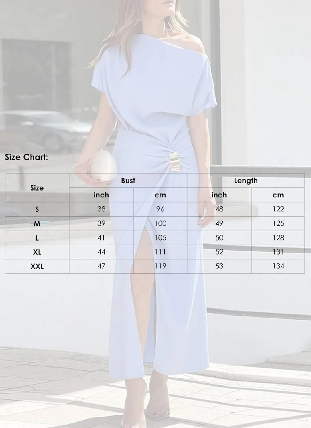 Women Casual Summer Dresses Elegant Off The Shoulder Short Sleeve Split Front Dress Chic Cocktail Party Maxi Dress