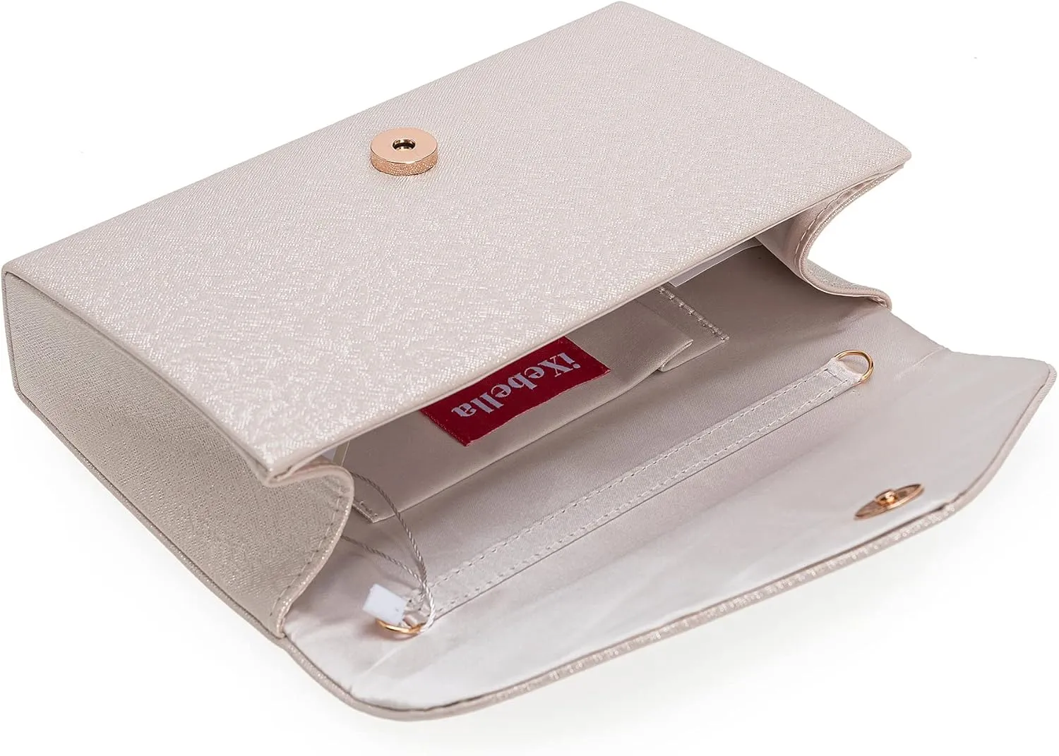 Women PU Clutch Glittering Evening Bag Formal Handbag Wedding Cocktail Prom Party Purse