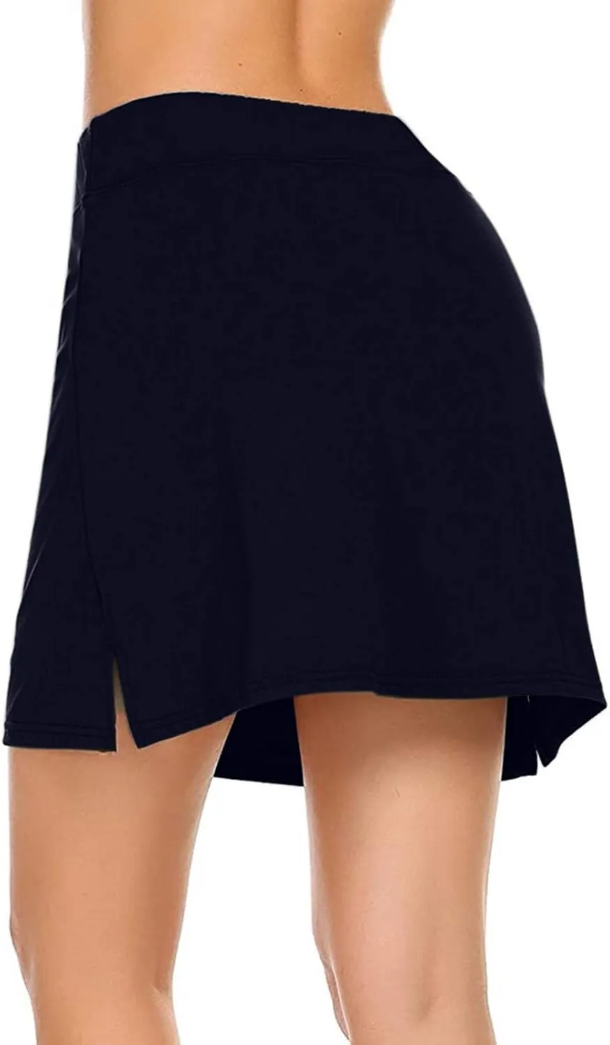 Womens Athletic Culotte High Waist Lightweight Quick Drying Tennis Running Jogger Pantskirt Summer Fashion Solid Active Skirt