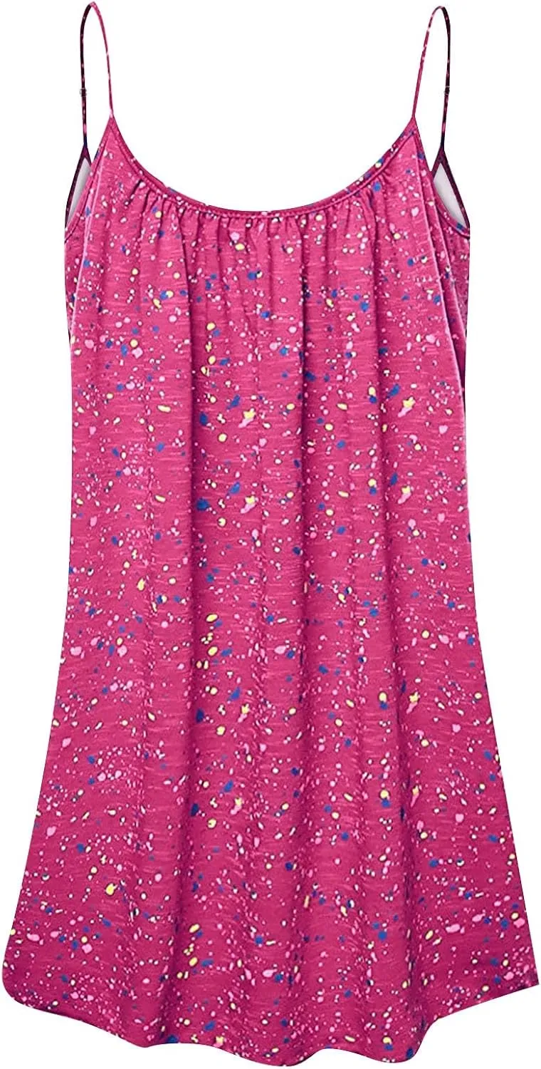 Women's Casual Dresses Summer Casual Trendy Dress Sleeveless Halter Floral Print Boho Midi Dresses Casual, XS-6XL