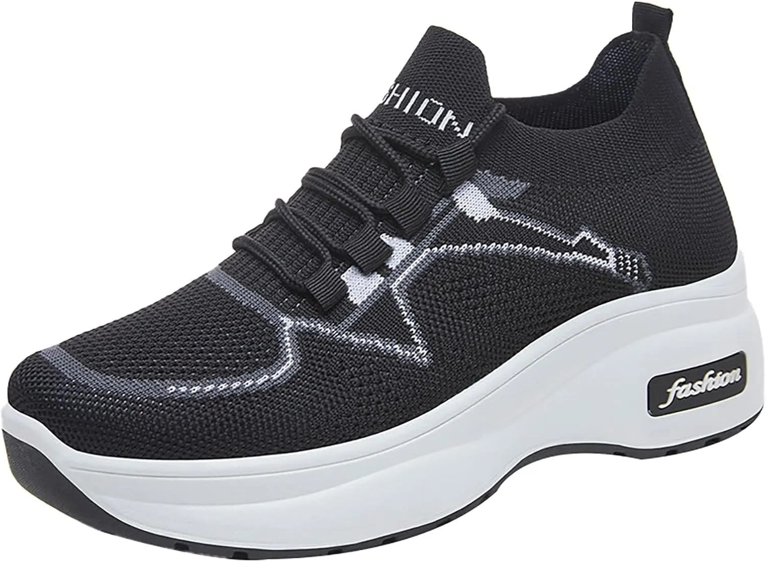 Women's Fashion Sneakers Slip On Casual Shoes Mesh Running Shoes Non Slip Hiking Shoes Women Waterproof