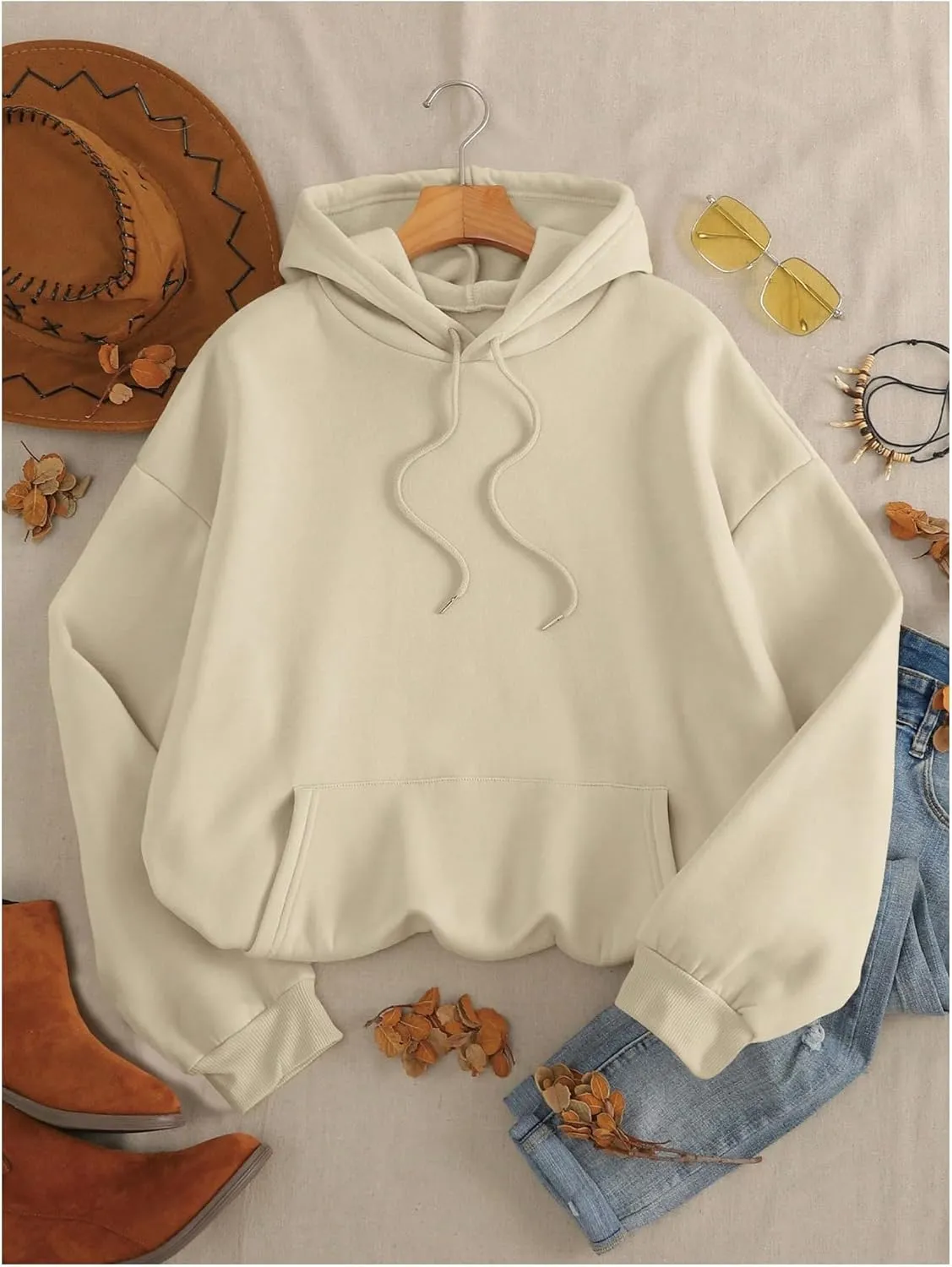 Women's Long Sleeve Graphic Hoodie Letter Print Oversized Sweatshirts Pullovers Tops Trendy
