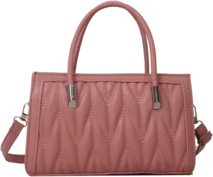 Women's Solid Color Crossbody Bag Fashion Small Satchel Bag Vintage Pleated Handbag Cute Clutch Bag