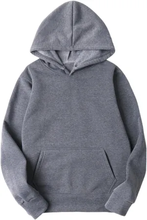 Womens Solid Color Oversized Hoodies Trendy Hooded Sweatshirts Pullover Cute Sweater Tops Teen Girls Clothes 2024