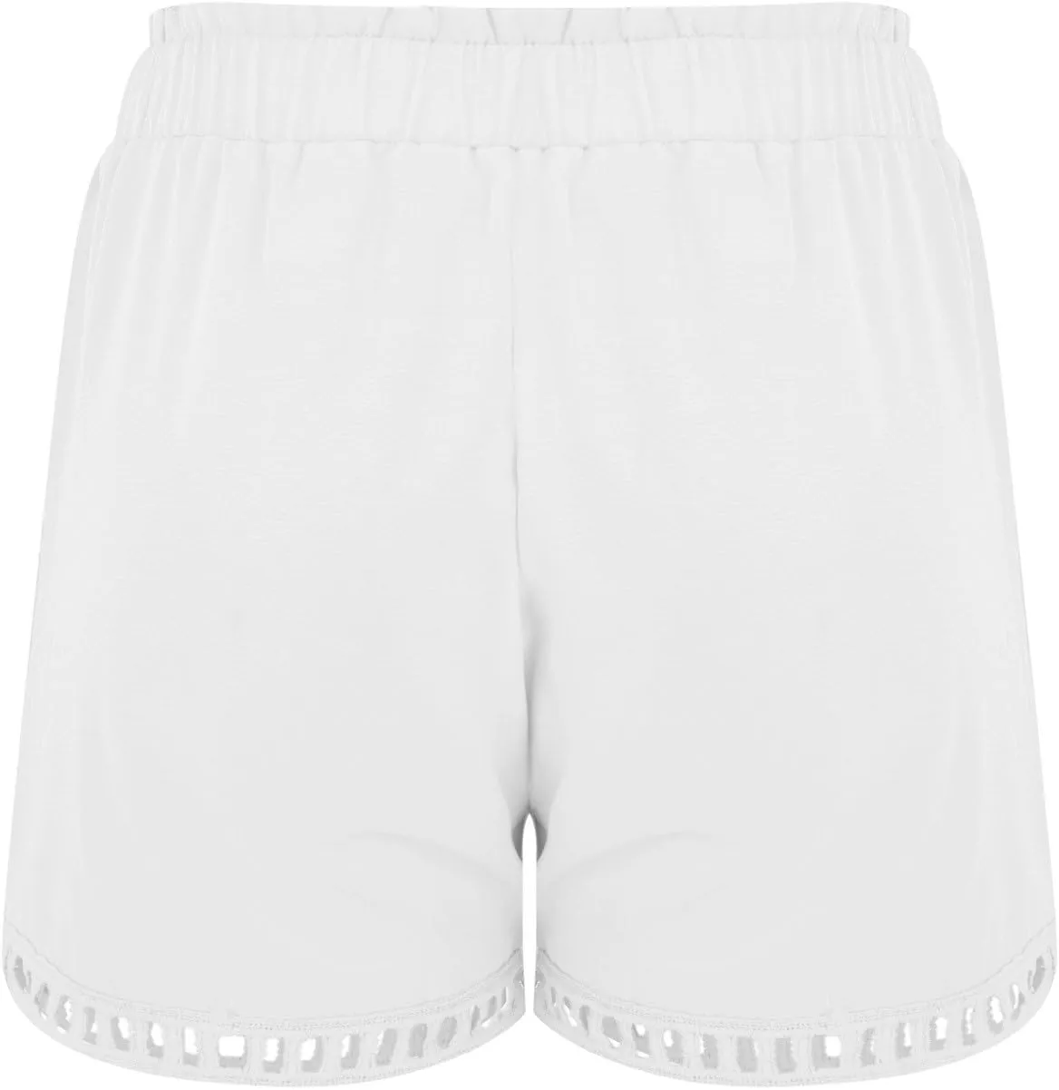 Womens Summer Shorts Cutout Elastic Drawstring Waisted Cotton Linen Casual Pants Solid Lightweight Quick Drying Travel Capris