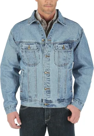 Wrangler mens Rugged Wear Unlined denim jackets, Vintage Indigo, 2X Tall US