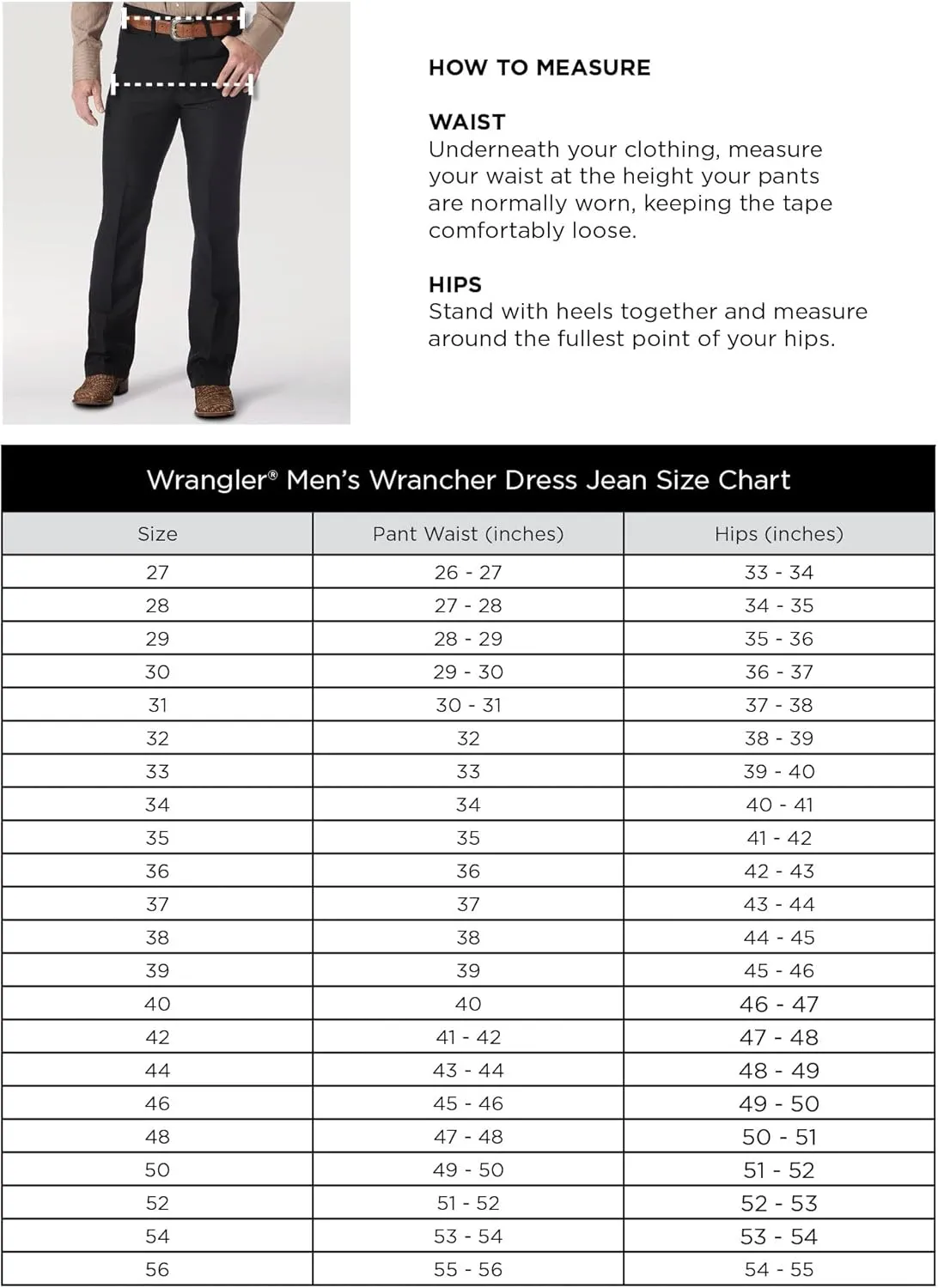 Wrangler Men's Wrancher Dress Jeans