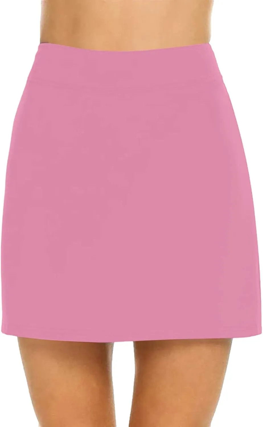 ZYXTIM Women Classic Tennis Skirt with Inner Shorts High Waist Casual Sport Golf Skorts Plain Summer Lounge Walking Shorts